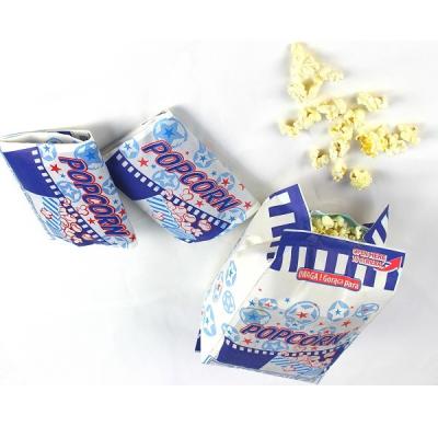 中国 SGS Personalized Popcorn Packaging Bags Printed Greaseproof Paper Bags 11.5g 販売のため