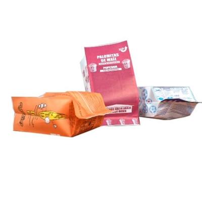 中国 Colourful Microwave Paper Popcorn Packaging Bags 290mm Length Grease Resistant 販売のため