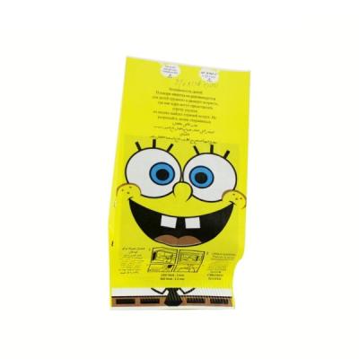 China Yellow Disposable Popcorn Bags Popcorn Sacks Greaseproof  138mm Width for sale