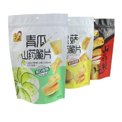 中国 Resealable Stand Up Pouches For Food 60g 228g Custom Potato Chip Bags 販売のため