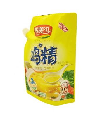 Китай MOPP PET CPP Seasoning Powder Bag Eco Friendly Stand Up Pouch With Nozzle продается
