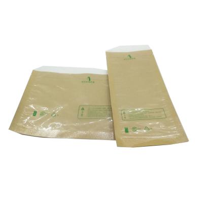 中国 Puncture Proof Half Kraft Paper Packaging Bags Fin Lap Three Side Seal  10 Colors 販売のため