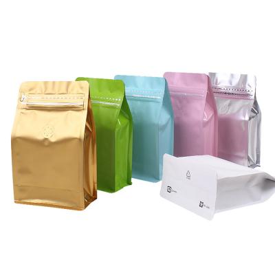 China 250g 340g Flat Bottom Packaging Bag Offset Printing Dry Fruits Packaging Pouch for sale