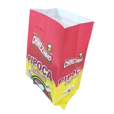 China Red DIY Microwave Popcorn Bags Food Grade  Greaseproof Paper 95 Microns for sale