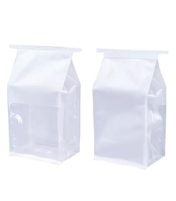 China OEM 250g Bread Packaging Bags Kraft Gusset Bags With Tin Tie Top Seal for sale