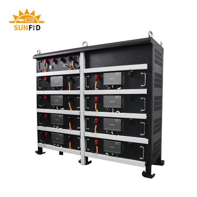 China Alto voltaje comercial 384V 100Ah de los sistemas del almacenamiento de la batería solar en venta
