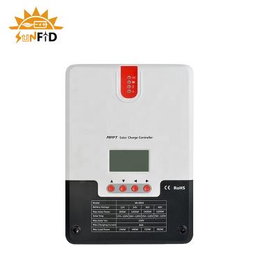 China 60A 12V Powerwall Lithium Battery 24V 48V LCD Solar Energy Controller TTL RS485 BT for sale