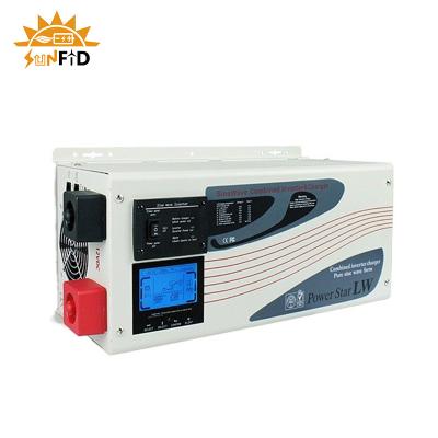 China 6000W DC To AC Pure Sine Wave Power Inverter 24V 48V 120 240V With LCD Display for sale