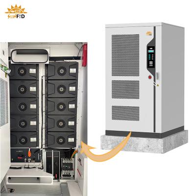China Sistema de almacenamiento de energía de batería integrada modularizada de 215 KWh Sistema solar BESS al aire libre en venta