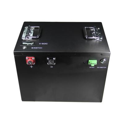 Китай 100Ah батарея лития 48 вольт для тележки гольфа 51.2v 200Ah Lifepo4 с заряжателем Bms продается