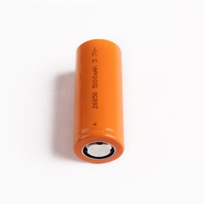 China 3.7v 5000mah LFP Cylindrical Cells 26650 Consumer Electronics for sale