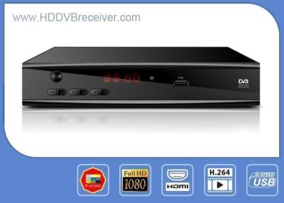 China Black Metal Case HD 1080P ATSC Digital Receiver  With USB PVR Support Exteral HDD for sale