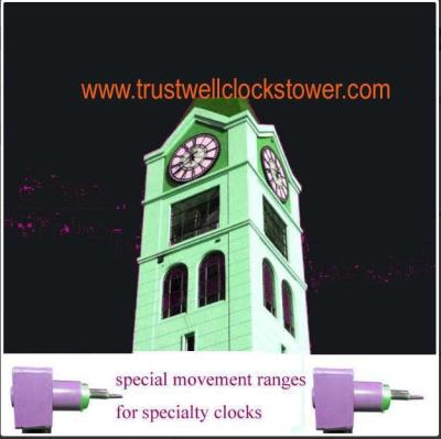 China clocks towers mechanism motor with three hand of minute hour second hand and sound chime for sale