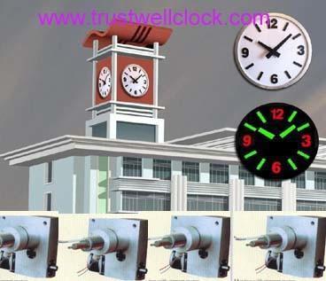 China double side city clocks urban town clocks rural village clocks 50cm 60cm 70cm 120cm 150cm water rain proof for sale
