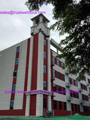 China Manufacturer of tower clocks, building clocks, and outdoor clocks, single side double side three side or four sides for sale