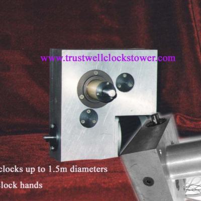 China Movement mechanism motor for outdoor building clocks 1.5m 1.8m 2.4m diameters with master contoller for sale