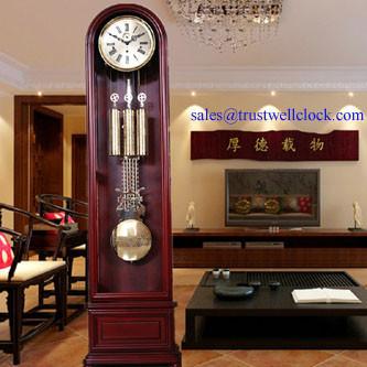 China China supplier manufacturer of luxury grandfather clock with German Hermle movement-GOOD CLOCK YANTAI)TRUST-WELL CO LTD for sale