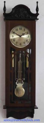 China stock wooden pendulum wall clocks with cheaper prices ,   -Good Clock(Yantai)Trust-Well Co.,Ltd for sale