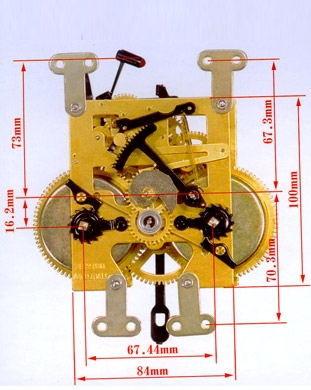 China China Chefoo 31 day mechanical movement /mechanism for floor/grandfather /wall clocks for sale
