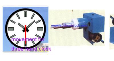 China three hand- minute hour second hand movement motor for big tower clocks for sale