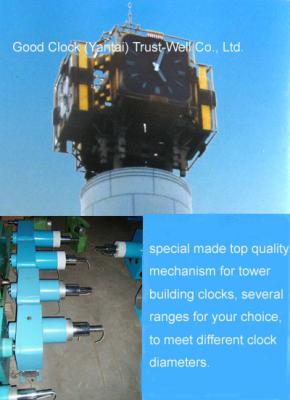 China TOWER CLOCKS and MOVEMENT MECHANISM with higher torque less lower noise weather prood for sale