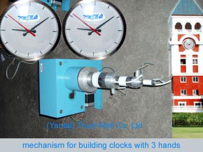 China clocks towe with stepper motor pulse movement mechanism night lighting and bell strike for sale