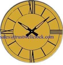 China reliable company manufacturer of analog clocks and movement motor mechanism anologue wall clocks for sale