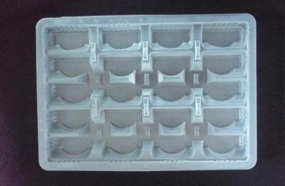 China Caja plástica de la bola de masa hervida de 20 agujeros/OEM/ODM biodegradables de las bandejas de la comida disponible en venta