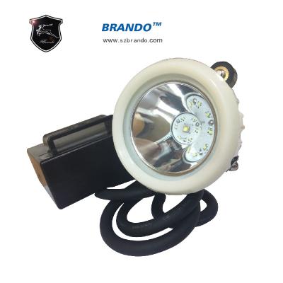 China Brando KL5LM-B Brightness 10000lux Over 22 Hours Working time Mining Lights MSHA Passed Cap Lamp for sale