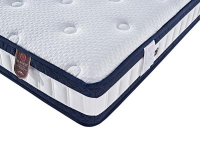 China Cold Silk Fabric Hybrid Foam Memory Spring Mattress Low Resilience Anti Mite for sale