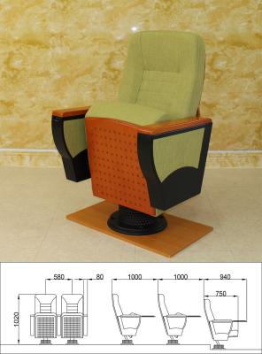 China Hypoallergenic Movie Theatre Auditorium Seating Chair Multiscene Anti Fading for sale