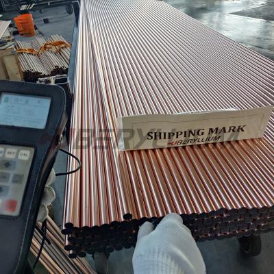 China CuCo1Ni1Be Beryllium Copper Rods CW103C Cobalt Nickel Beryllium Copper  Round Bar for sale