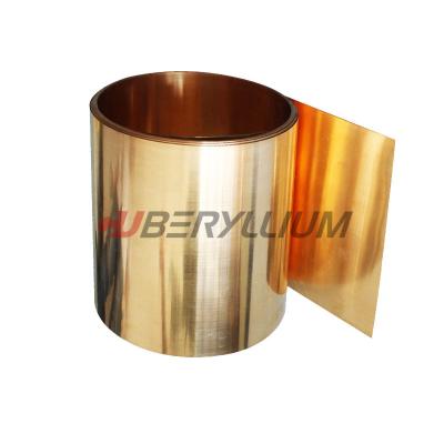 China BrBNT1.9 Qbe1.9 Becu Beryllium Copper Strap In Coil 0.3mmx200mm For Relay Parts for sale