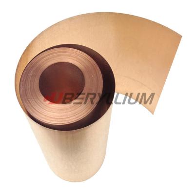 China Cube2 Copper Beryllium Alloy Strip Annealing Qbe2 0.2mmx250mm For Spring for sale