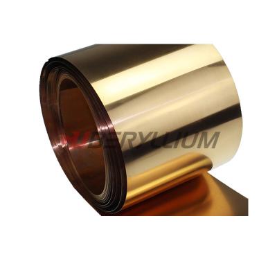Chine les bandes d'en cuivre de béryllium de l'astm C17500 sur la bobine 0.3x30mm CuCo2Be DIN 2,1285 ont vieilli à vendre