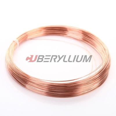 China Alloy M25-H Beryllium Copper UNS C17300 C17200 Wires 0.6x1000mm Free Cutting for sale