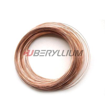 China UNS C17300 Alloy M25 Copper Beryllium Wire Leaded 0.3mm High Strength for sale