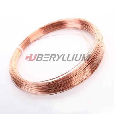 China Cube 2pb C17300 CDA 173 Beryllium Copper Spring Wire By Standard ASTM B197 for sale