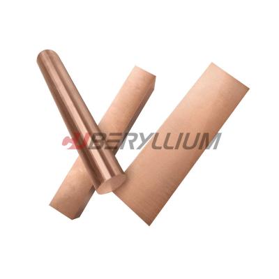 China TF00 Alloy M25 Beryllium Copper Bars ASTM B196 For Electrical Motor Components for sale