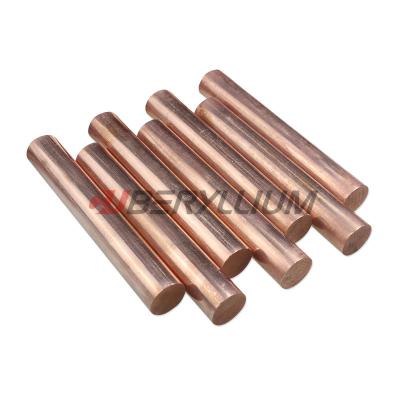 China TF00 C17500 Beryllium Copper alloy Round Bars Thermal Conductivity High for sale