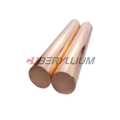 China ASTM C17500 Copper Beryllium Rods Bars With High Electrical Thermal Conductivity for sale