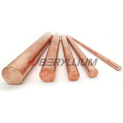 China 1/4 Hard Beryllium Copper Rods With Electrical Thermal Conductivity From 45 To 60 % for sale