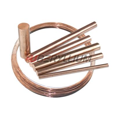 China Cube2 C17200 Beryllium Copper Tube Round Bar Wire Strip Plate Ams 4533 for sale