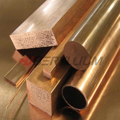 China Becu Alloy 10 Beryllium Copper Pipe UNS C17500 Copper Alloy for sale