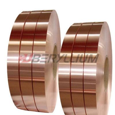 China ASTM B196 Grade C17200 TB00 Beryllium Copper Alloy 172 Strip 0.25mmx100mm for sale