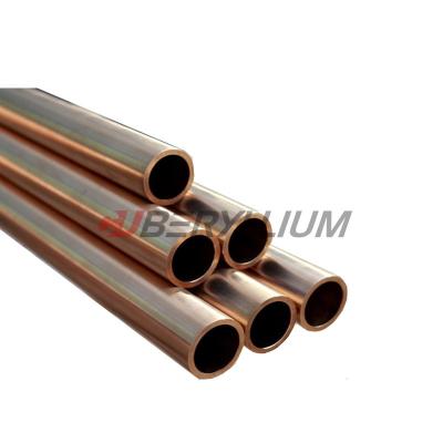 China Cobalt Beryllium Copper Tube Uns C17500 CuCo2Be With High Conductivity For Electrical Industry for sale