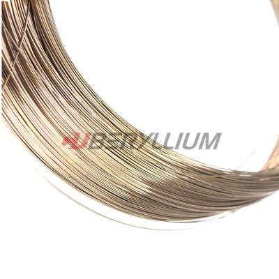 China C17300 C17200 Beryllium Copper Spring Wire 3mm Bright Surface Hard Temper Ams 4533 for sale