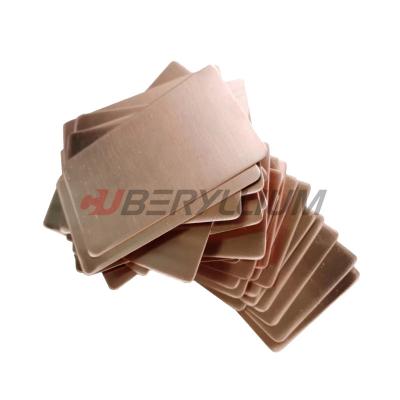 China TB00 CDA172 ASTM Beryllium Copper C172 Sheet Plate High Strength Good Conductivity for sale