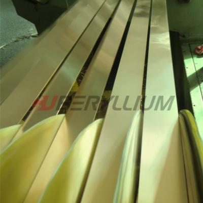 China C17410 Cobalt Beryllium Copper Strips 0.25mmx200mm As Per Standard ASTM B768 for sale