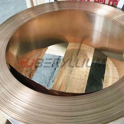 China Tira material de la aleación del cobre del berilio de CDA174 UNSC17410 en venta